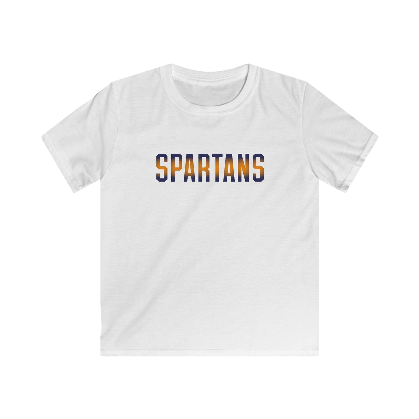 Spartans Sunburst Kids Softstyle Tee – Comfortable and Stylish for Little Spartans