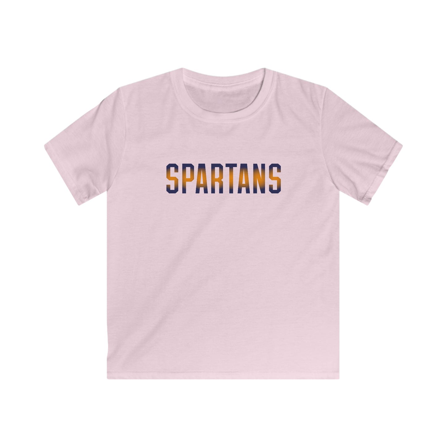 Spartans Sunburst Kids Softstyle Tee – Comfortable and Stylish for Little Spartans