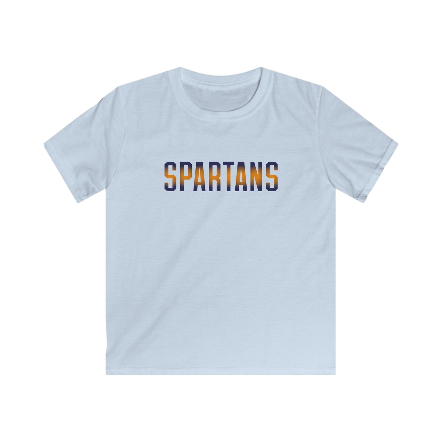 Spartans Sunburst Kids Softstyle Tee – Comfortable and Stylish for Little Spartans