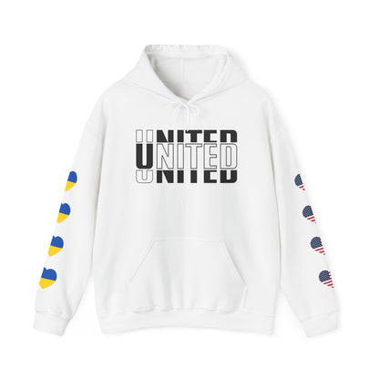 LOVE United - USA Ukraine Hoodie