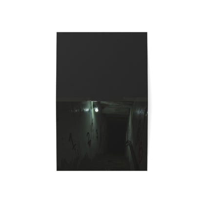 Step Into Darkness – Haunted Stairwell Greeting Card