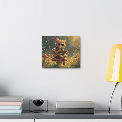 Cat Shreds in the Meadow – Canvas Wall Art