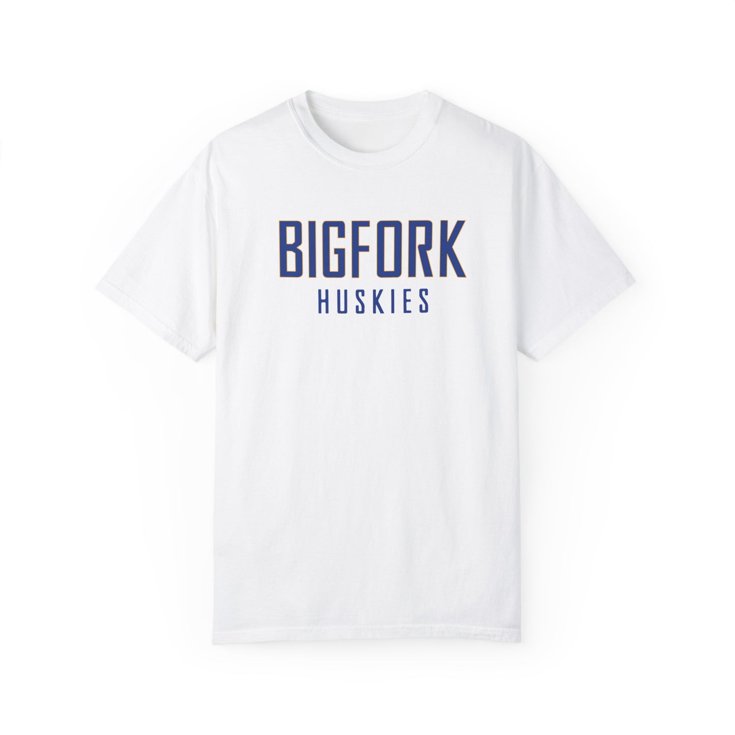 Bigfork Huskies Wordmark Unisex Garment-Dyed T-shirt