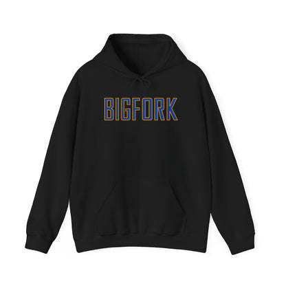 Bigfork Huskies Back-Logo Hoodie — Front Wordmark, Classic Comfort