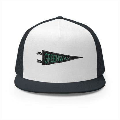 Greenway Retro Pennant Trucker Hat – Vintage Vibes, Raider Style
