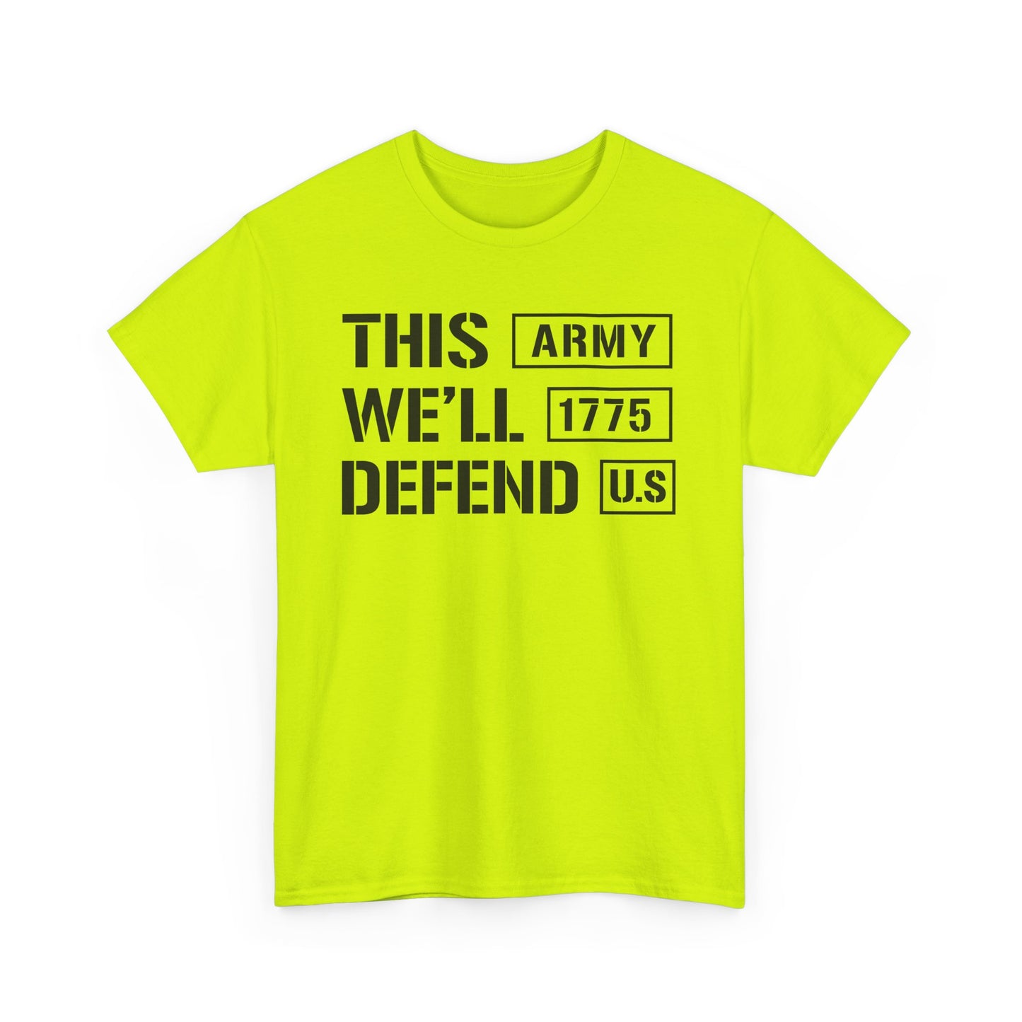 "This We'll Defend" 1775 Army Tee - Timeless Patriotic Pride