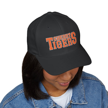 Cherry Tigers Flex-Fit Structured Cap – Stealth Mode: Activated 🧢🐅