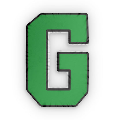 Greenway Raiders “G” Custom-Shaped Pillow — Double-Sided, Plush Spirit Décor