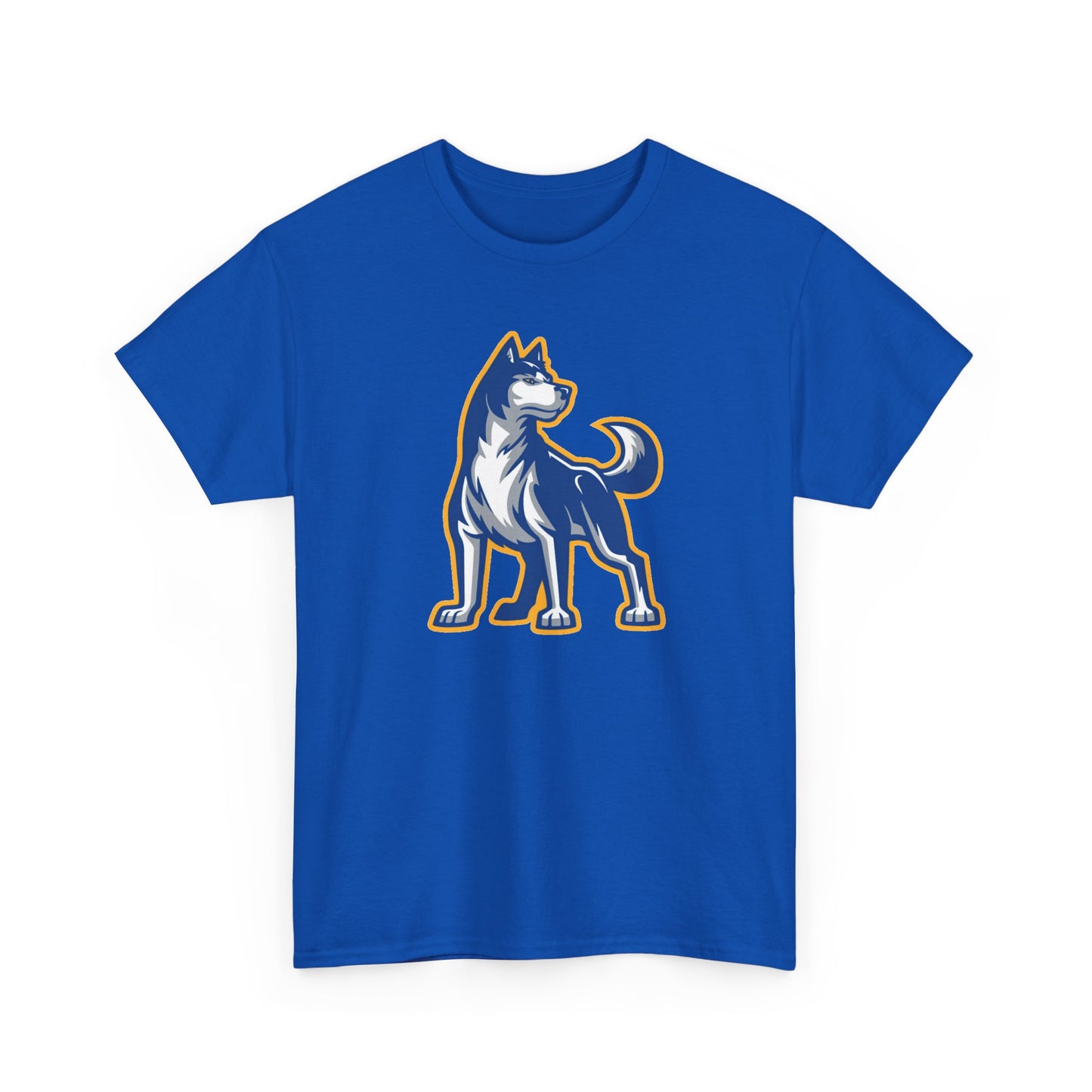 Bigfork Huskies Heavy Cotton Tee — Custom Back (“DAD #1” or Your Text)
