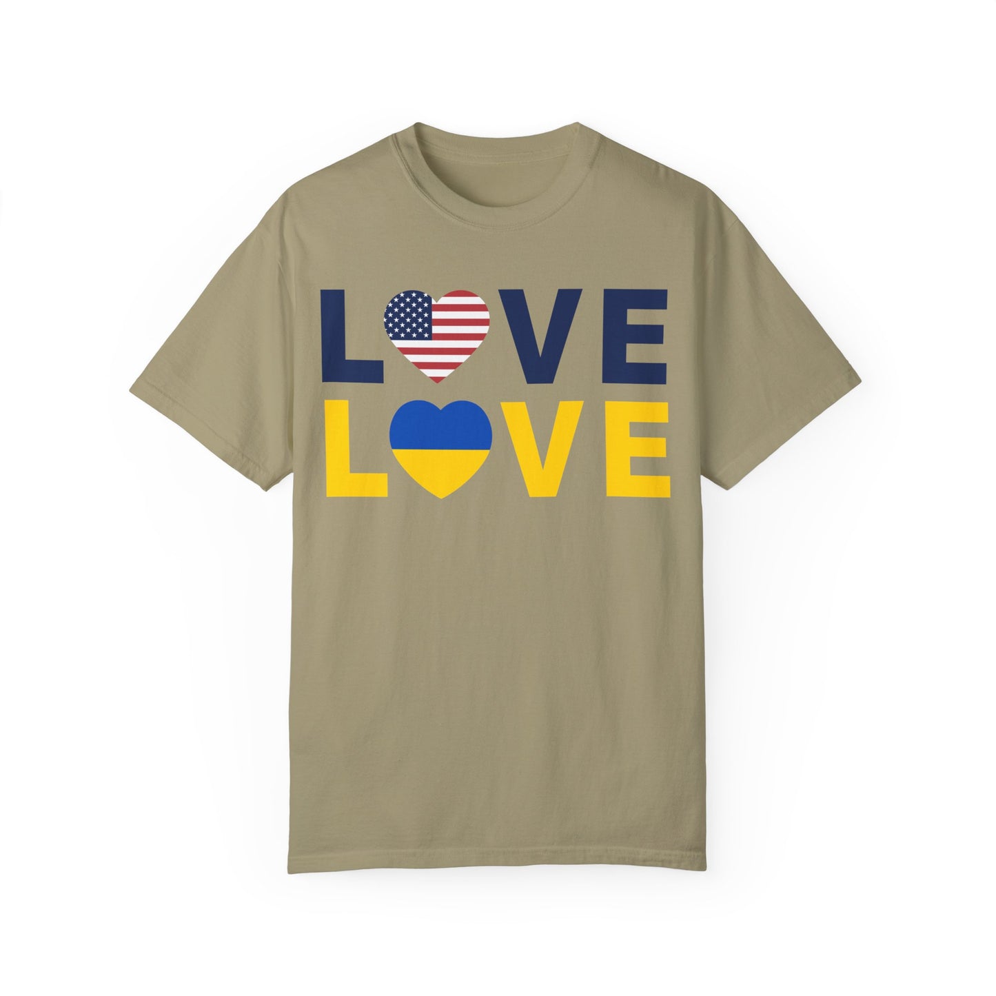 LOVE United – Ukraine Comfort Colors T-Shirt 🇺🇦❤️