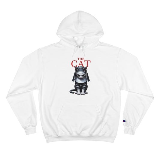 Nun Cat Hoodie – Creepy and Cute Horror Movie-Inspired Cat Sweatshirt