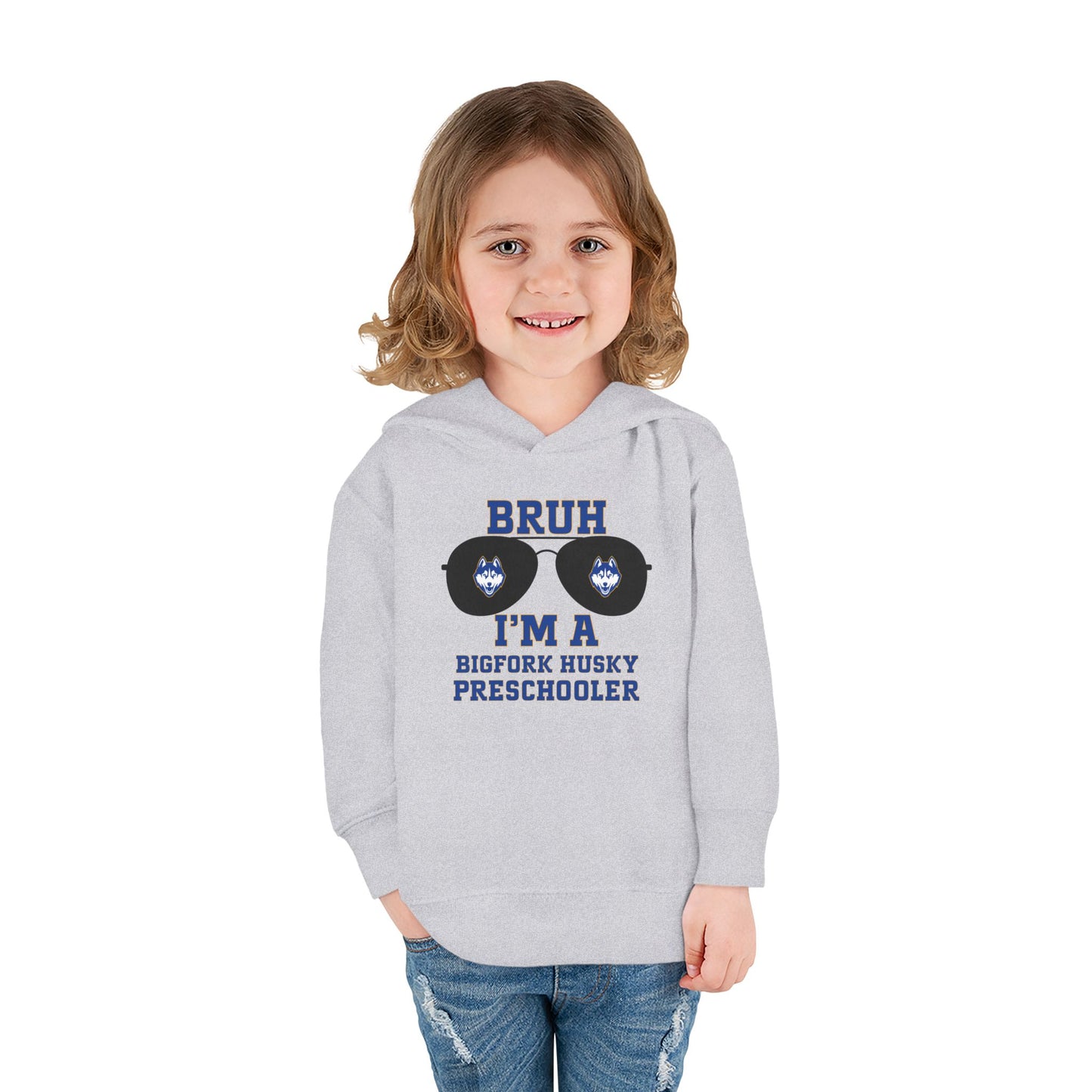 BRUH I’m a Bigfork Husky Preschooler – Toddler Hoodie of Legends