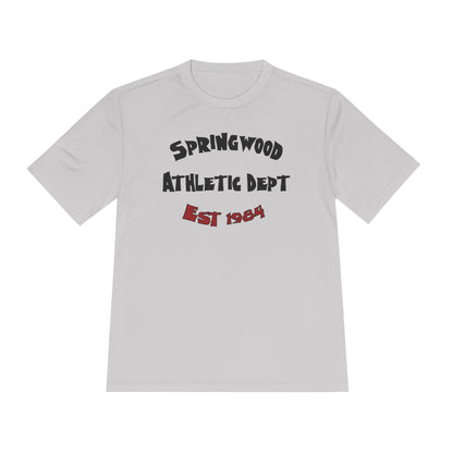 Springwood High Athletic Dept. Tee – Class of 1984 Horror Fan Sports Shirt