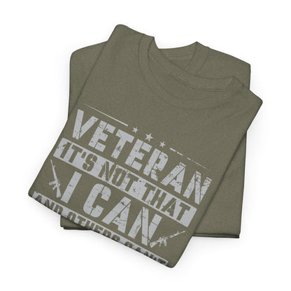 Veteran "I Can and Did" Tee – For Those Who Stepped Up