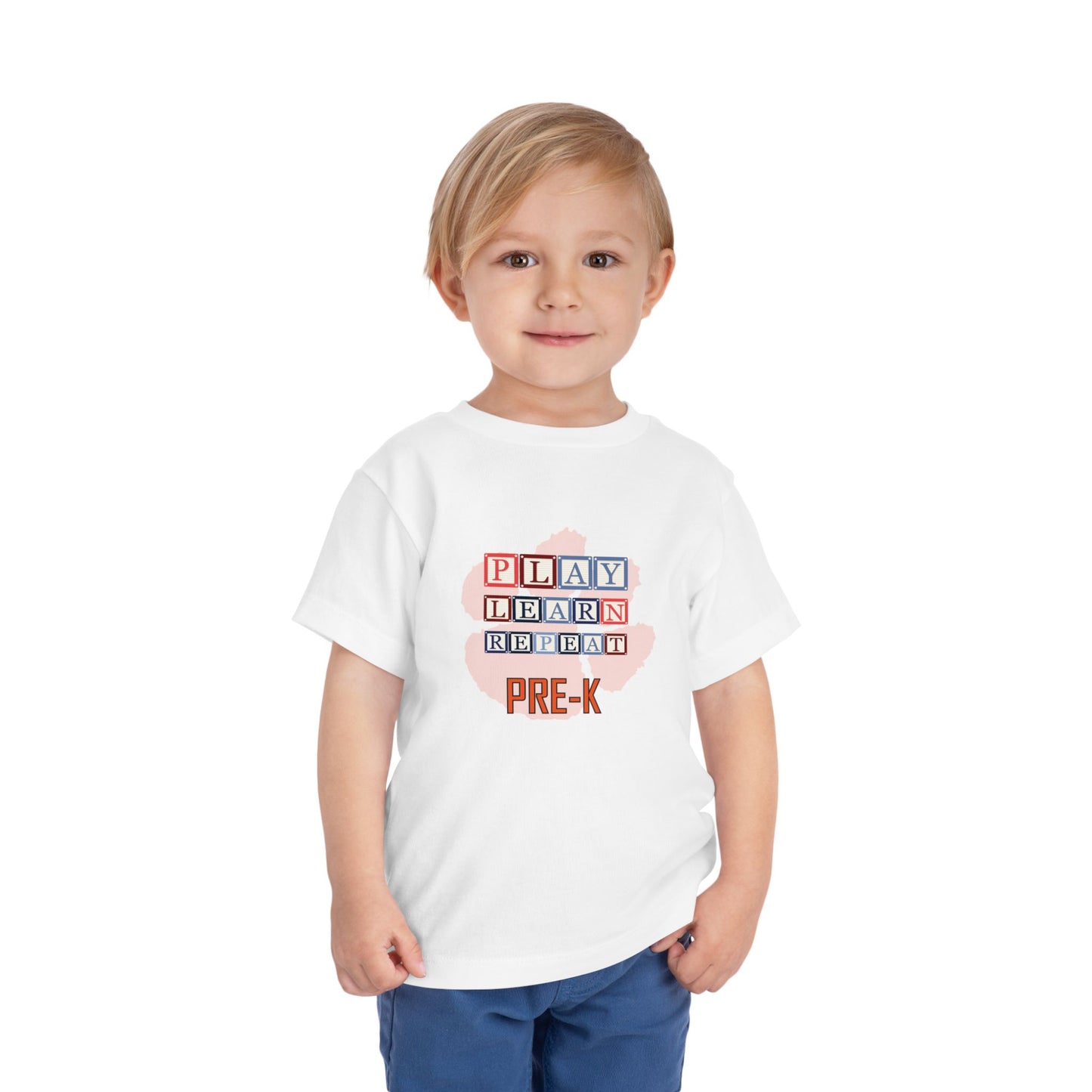 Toddler Tee - Alphabet Blocks Tiger Paw Pre-K Pride Shirt for Mini Graduates