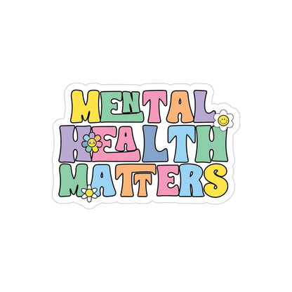 Colorful Mental Health Matters Sticker