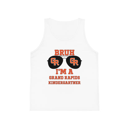 BRUH I’m a Grand Rapids Kindergartner – Kids Jersey Tank Top