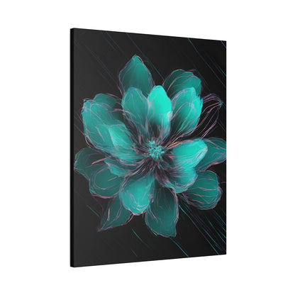 Glow Bloom: A Flower in the Void