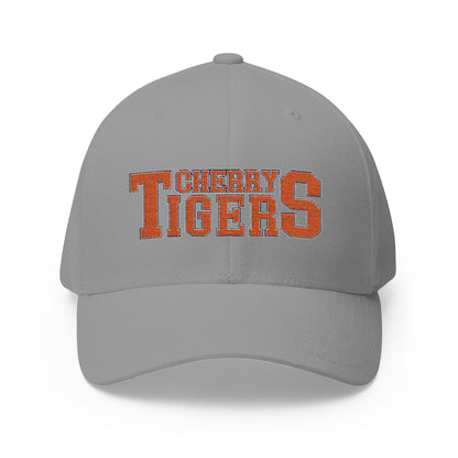 Cherry Tigers Flex-Fit Structured Cap – Stealth Mode: Activated 🧢🐅
