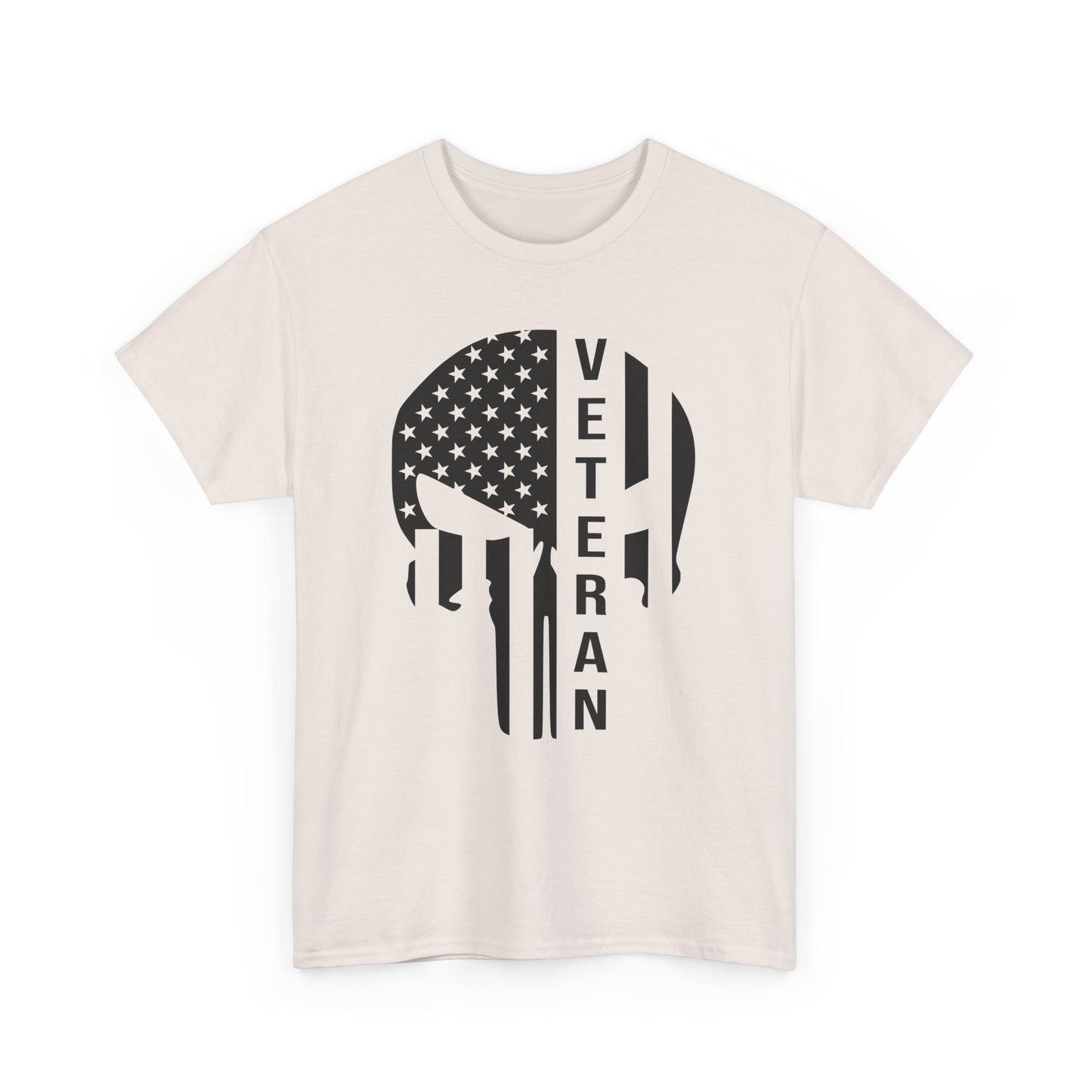 Veteran Skull Flag Tee - Wear Your Service with Style