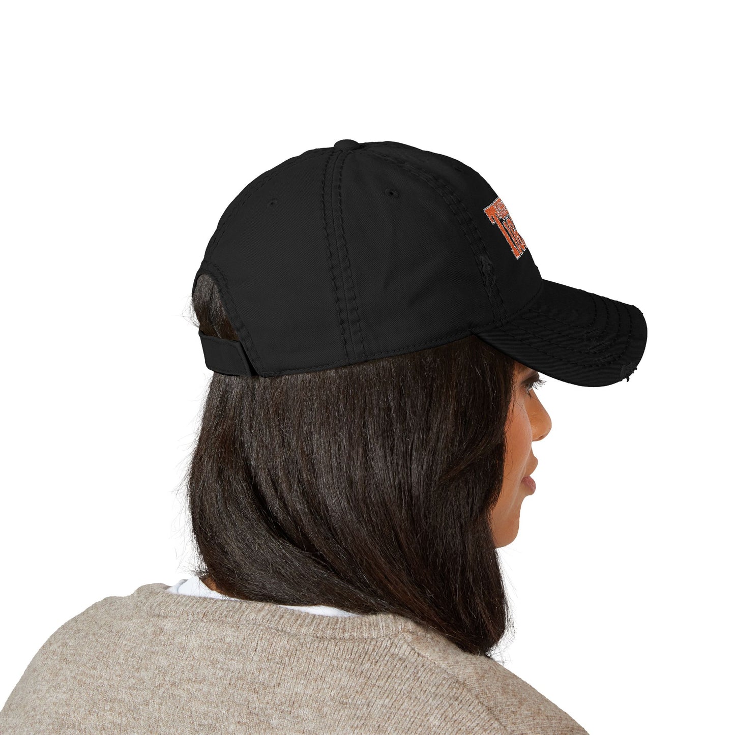 Cherry Tigers Distressed Dad Hat – Battle-Tested Style, Built for Legends 🧢🐅