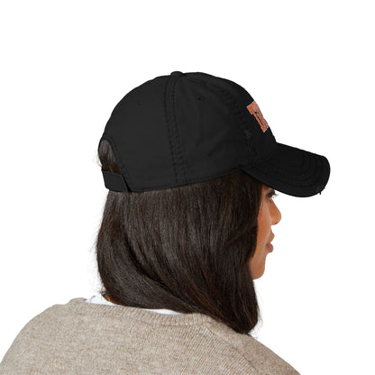 Cherry Tigers Distressed Dad Hat – Battle-Tested Style, Built for Legends 🧢🐅