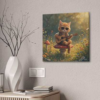Cat Shreds in the Meadow – Canvas Wall Art