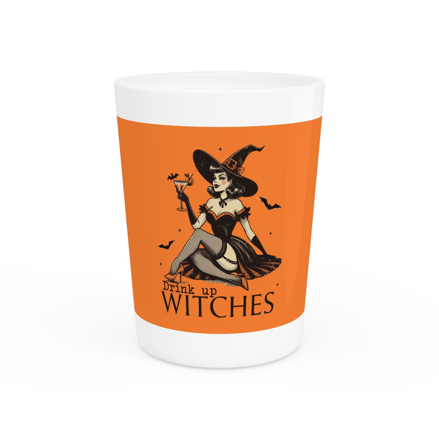 Drink Up Witches Shot Glass - Halloween Party Must-Have