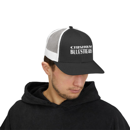 Chisholm Bluestreaks Snapback Trucker Hat – Mesh, Mean, and Made for Game Day