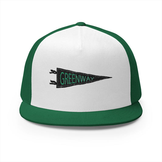 Greenway Retro Pennant Trucker Hat – Vintage Vibes, Raider Style