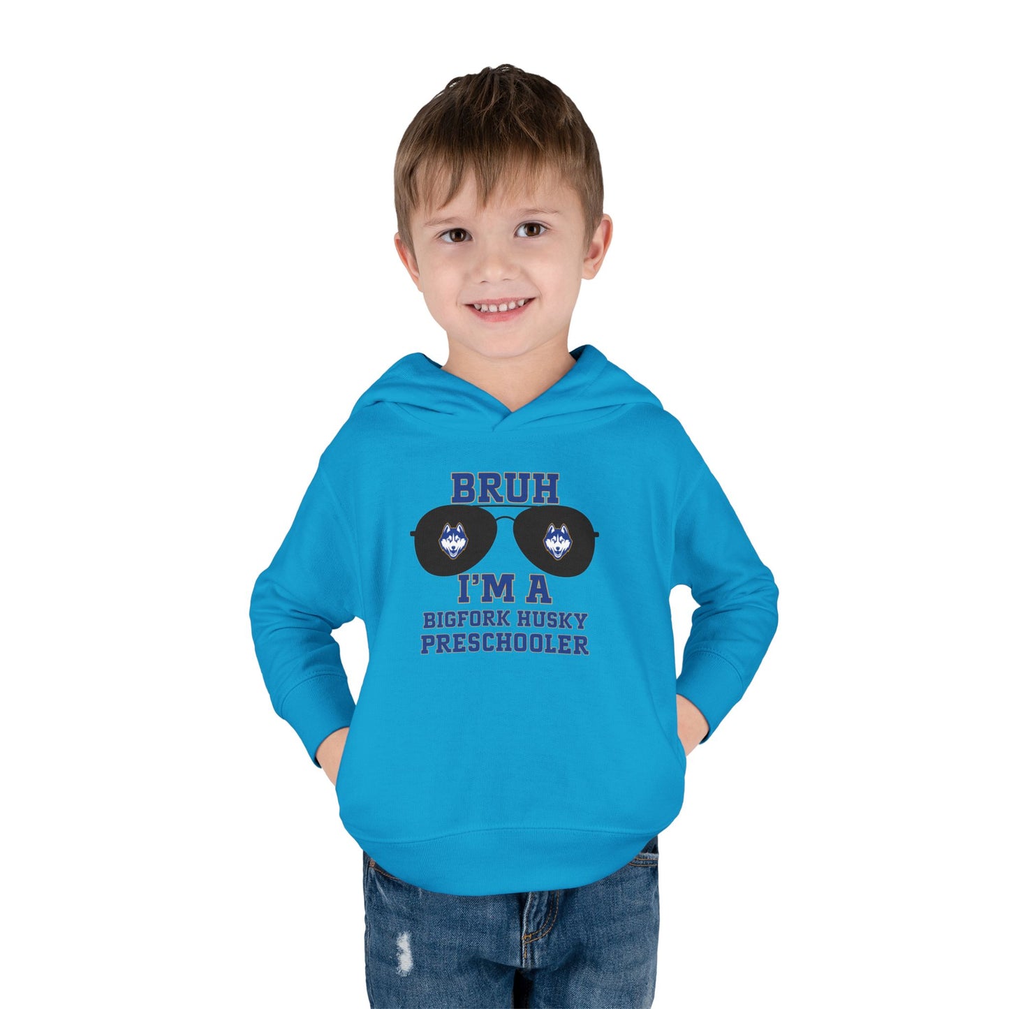 BRUH I’m a Bigfork Husky Preschooler – Toddler Hoodie of Legends