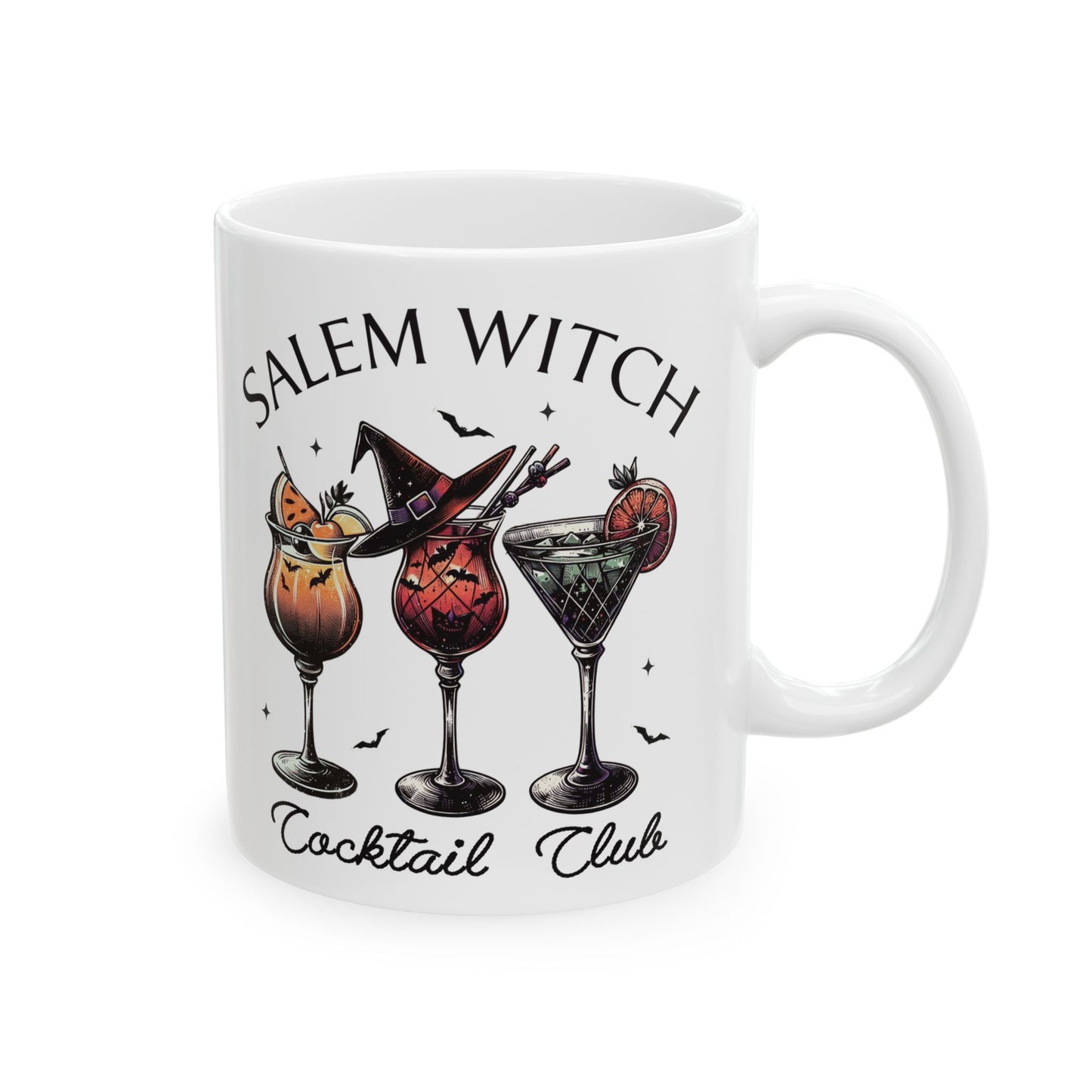 Salem Witch Cocktail Club Ceramic Mug, (11oz, 15oz)