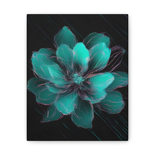 Glow Bloom: A Flower in the Void