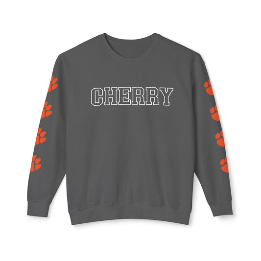 Cherry High School Outline Crewneck Sweatshirt – Show Your Tiger Pride!