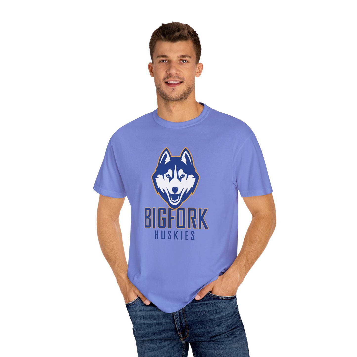 Bigfork Huskies Unisex Garment-Dyed T-shirt