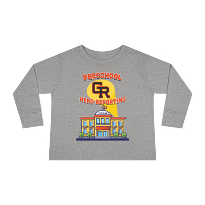 Preschool: Hero Reporting for Duty – Grand Rapids Thunderhawks Toddler Long Sleeve Tee