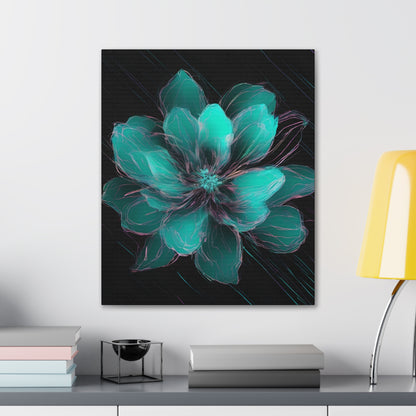 Glow Bloom: A Flower in the Void