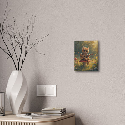 Cat Shreds in the Meadow – Canvas Wall Art