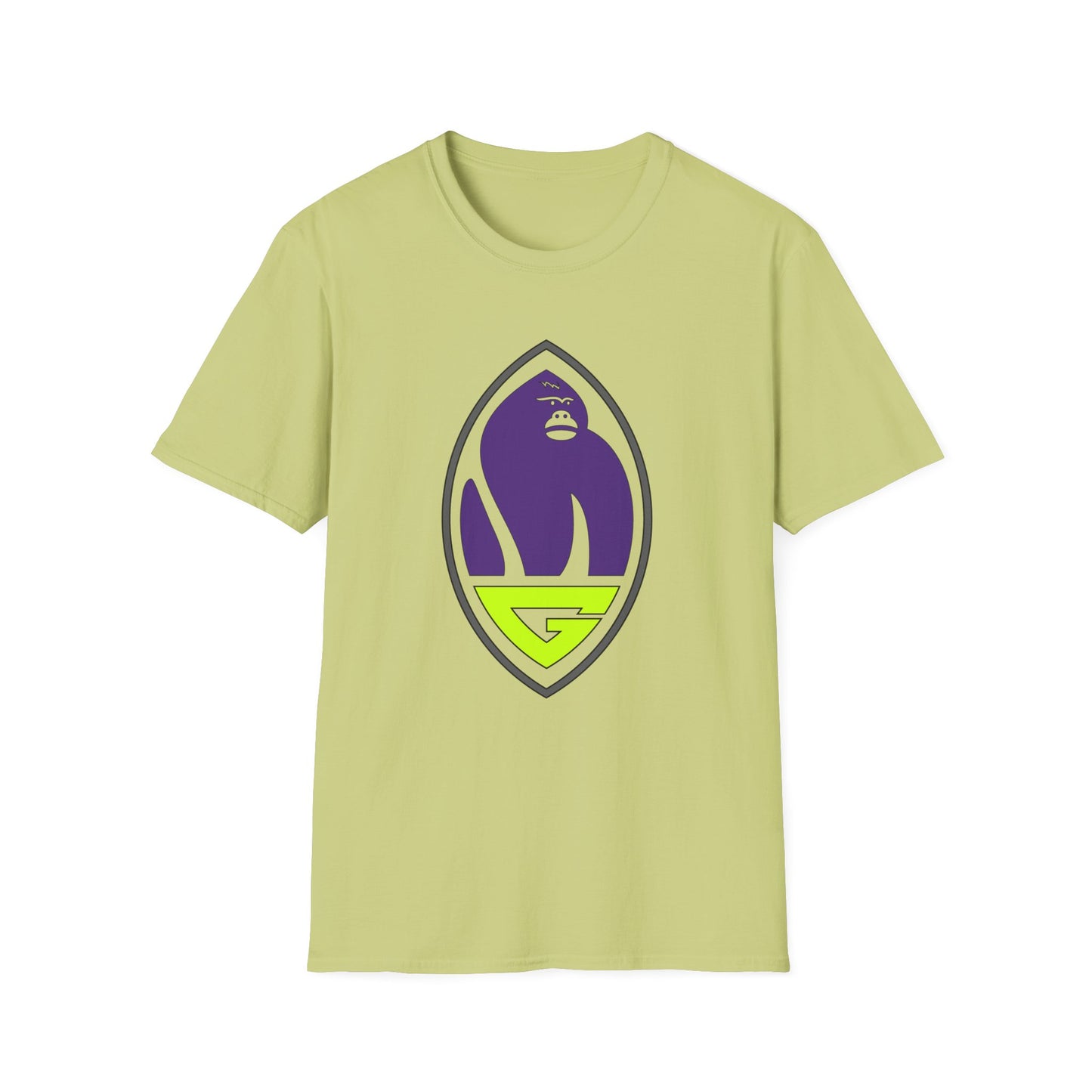 Bold & Purple: The Gorilla Emblem Tee