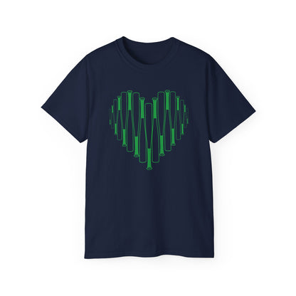 GNK Titans Baseball/Softball Heart Bat Tee