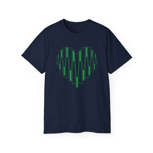 GNK Titans Baseball/Softball Heart Bat Tee
