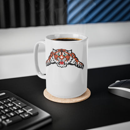 Cherry Tigers Ceramic Coffee Mug