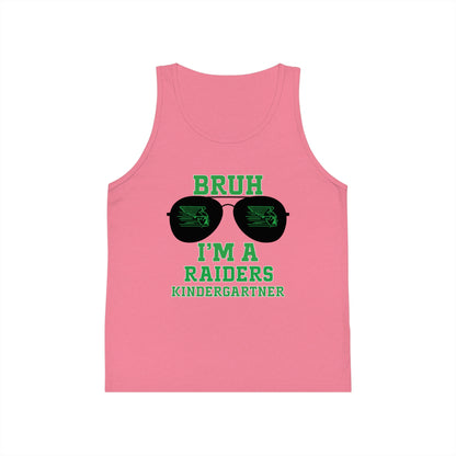 BRUH I’m A Raiders Kindergartner Kids Tank Top