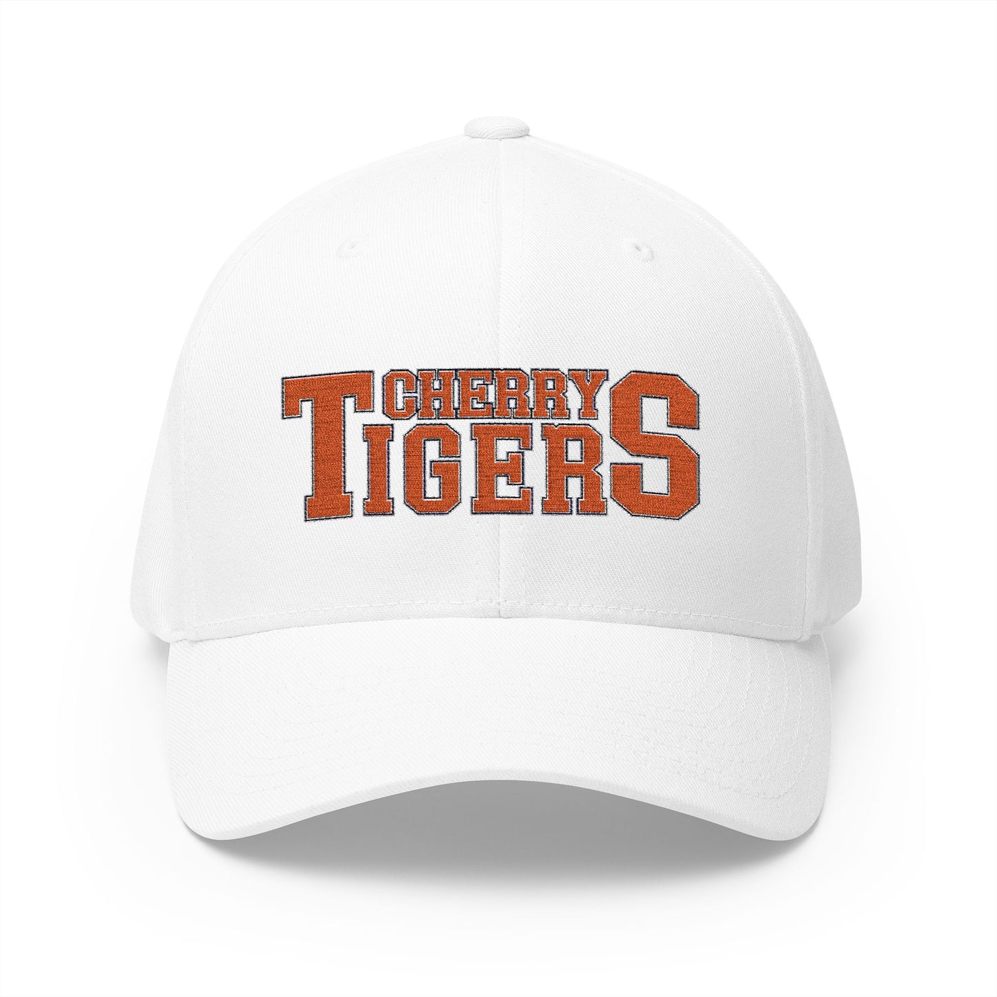 Cherry Tigers Flex-Fit Structured Cap – Stealth Mode: Activated 🧢🐅