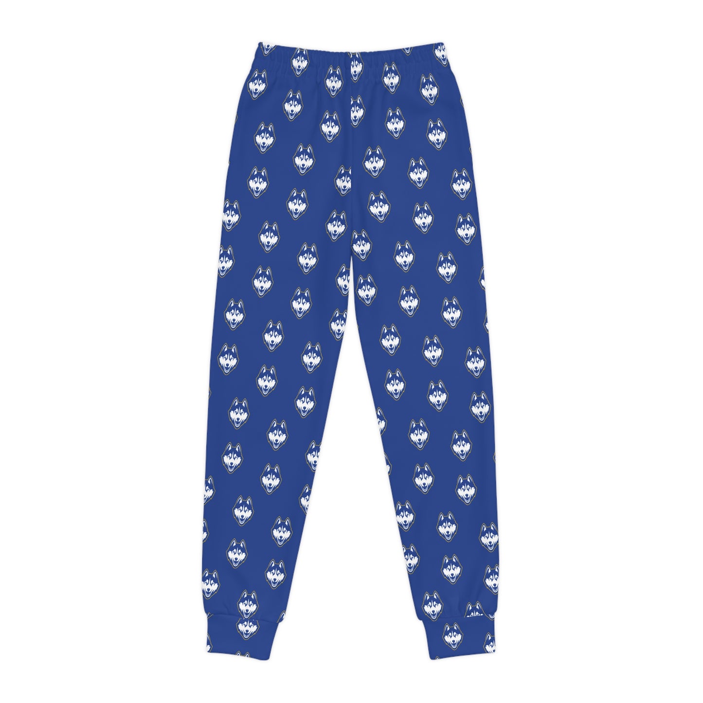 Bigfork Huskies Youth Joggers – All-Over Logo Print