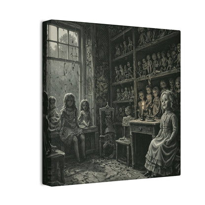 The Dollmaker's Den – Haunted Canvas Wall Art