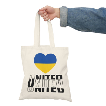 United for Ukraine - Eco-Friendly Cotton Tote Bag