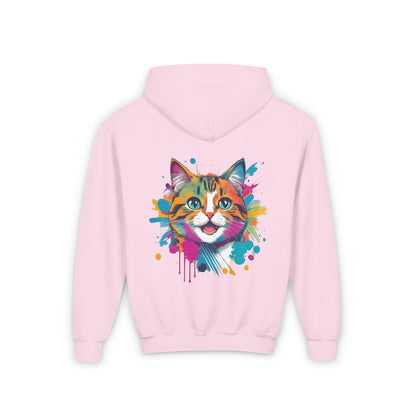 Happy Cat Day Youth Hoodie by Ryne - Cats Rule!