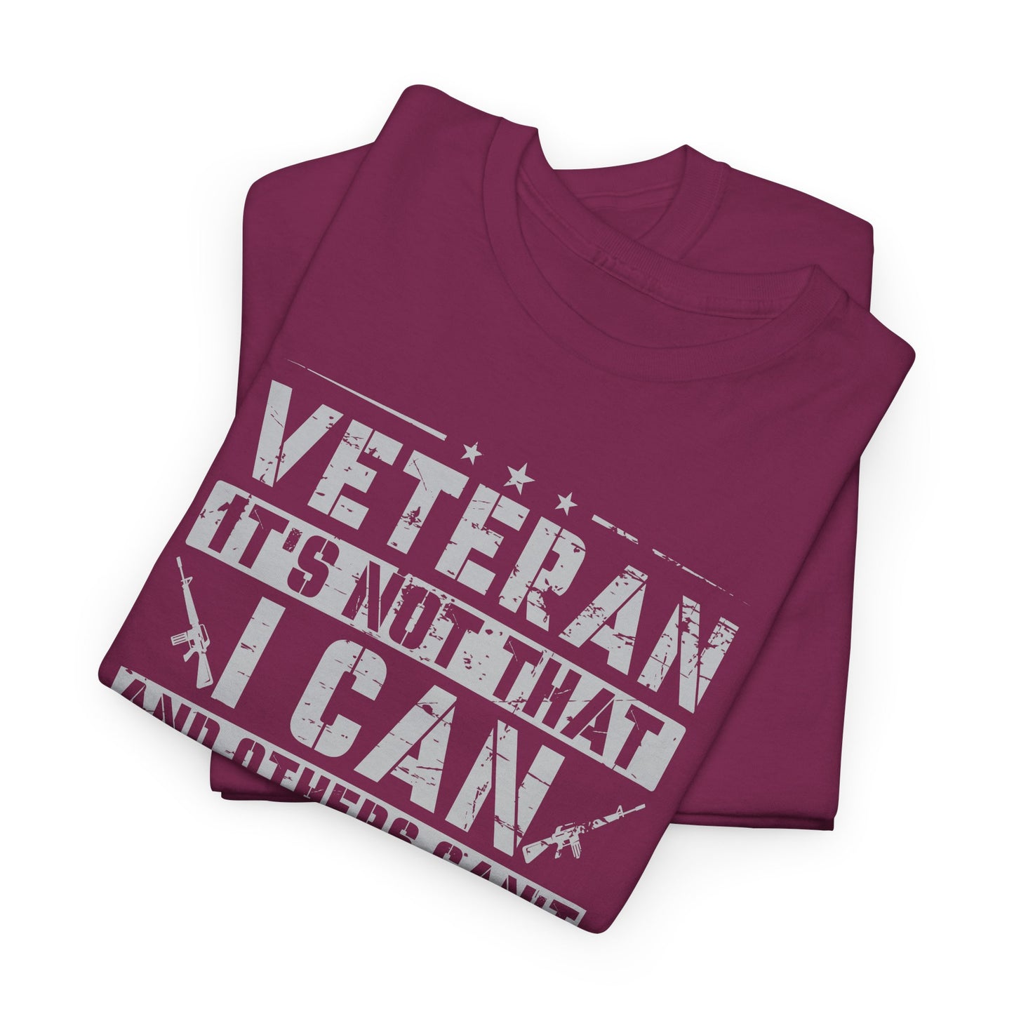 Veteran "I Can and Did" Tee – For Those Who Stepped Up