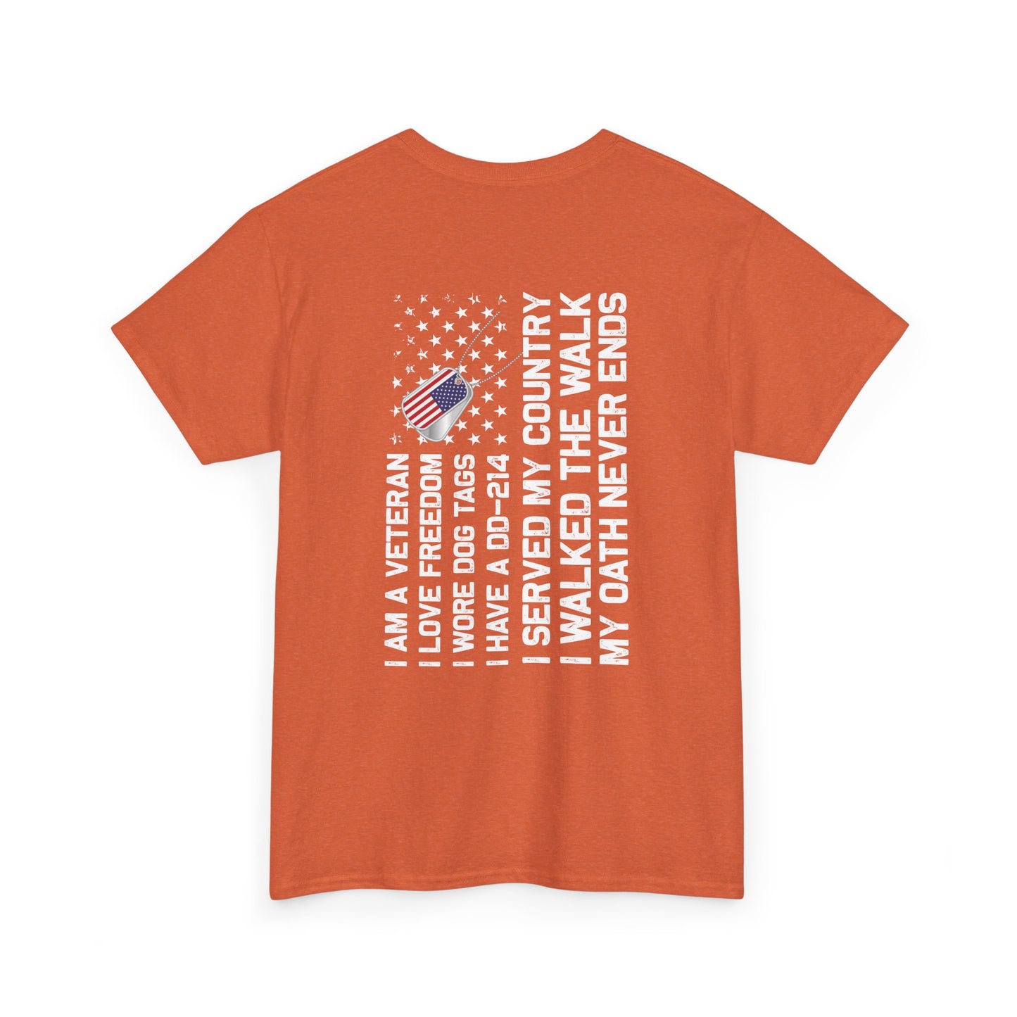 Title: Veteran Oath Tee - A Statement of Honor and Service